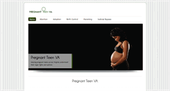 Desktop Screenshot of pregnantteenva.org